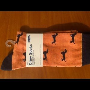 Old navy wiener dog crew socks